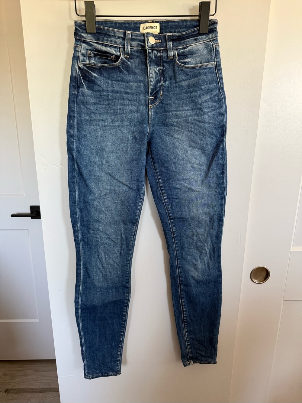 L’AGENCE Monique Ultra High-Rise Skinny Jeans Size 24